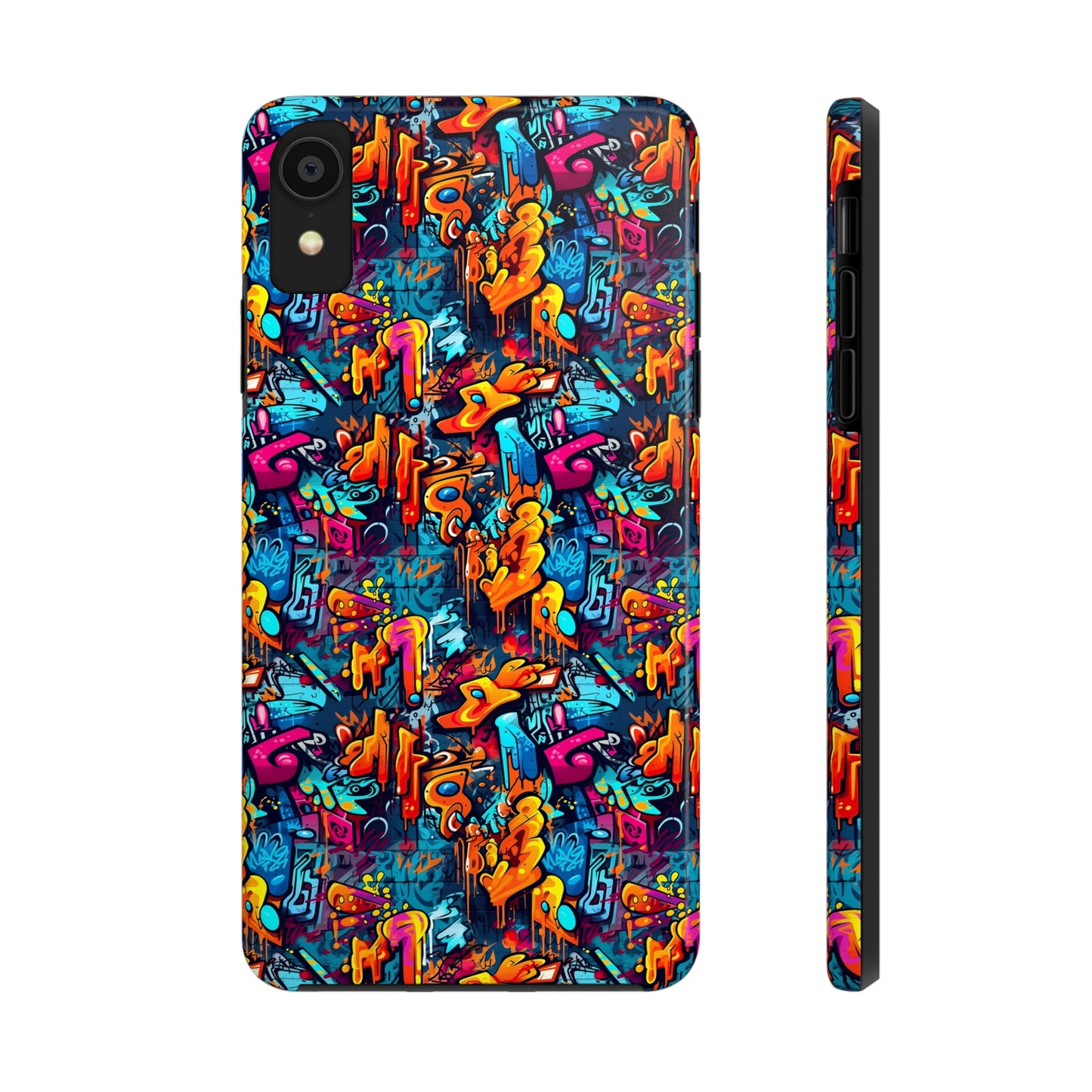 3D Abstract Graffiti Colorful Design Iphone Tough Phone Case