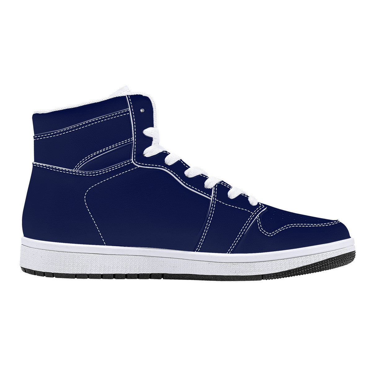 Real Broker Logo in Navy High-Performance Basketball Shoes