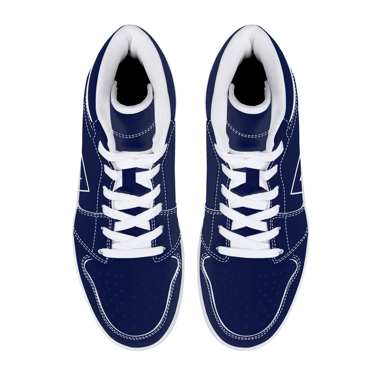 Real Broker Logo in Navy High-Performance Basketball Shoes