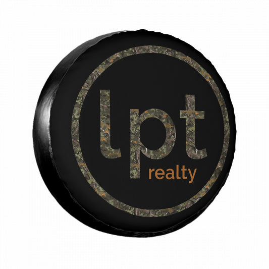 LPT Realty Logo Camouflage Hunting Pattern - Spare Tire Wheel Cover Sizes 14-17