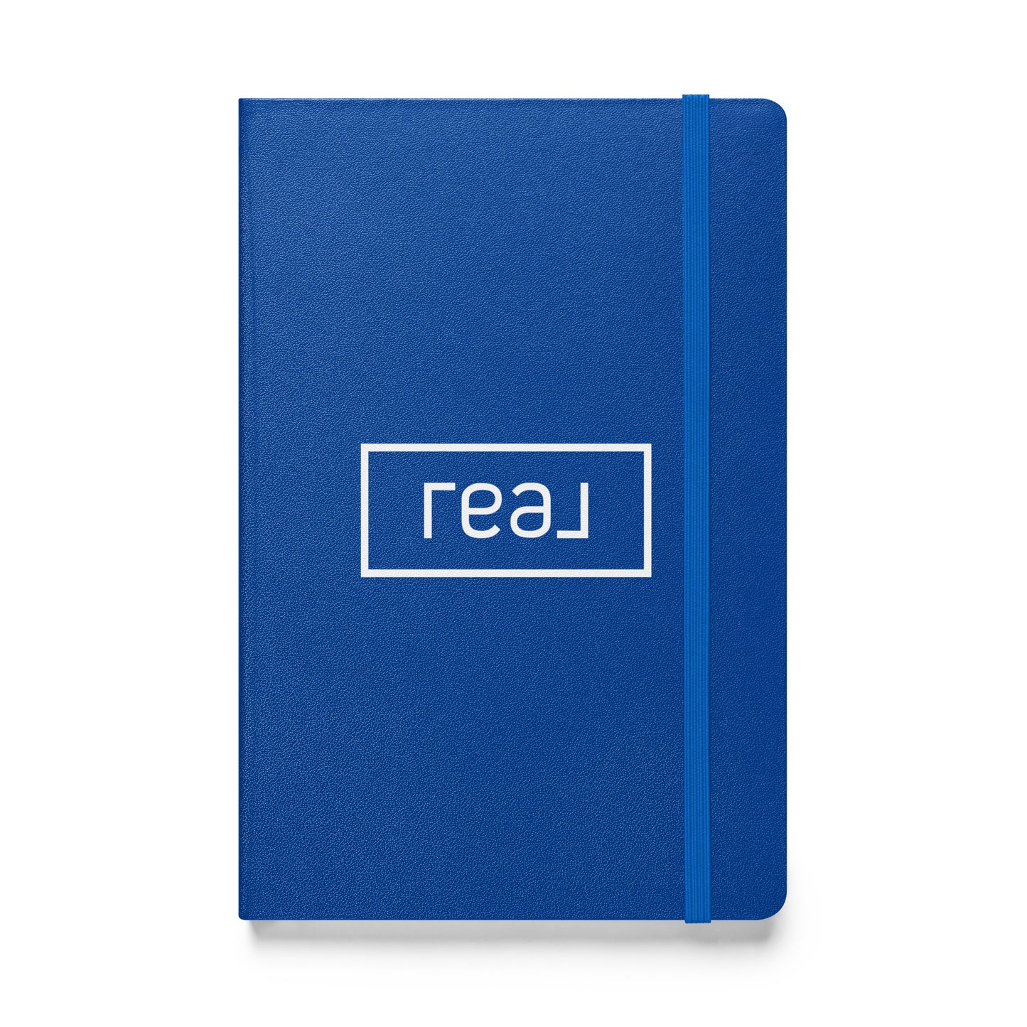 Real Logo White Hardcover Bound Notebook 8.5 X 5.5