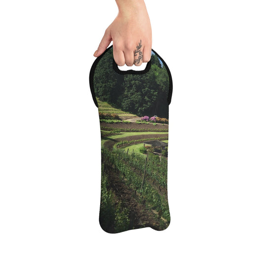 Summer Wine Country Landscape Willamette Valley Wine Tote Bag Reusable Eco Friendly