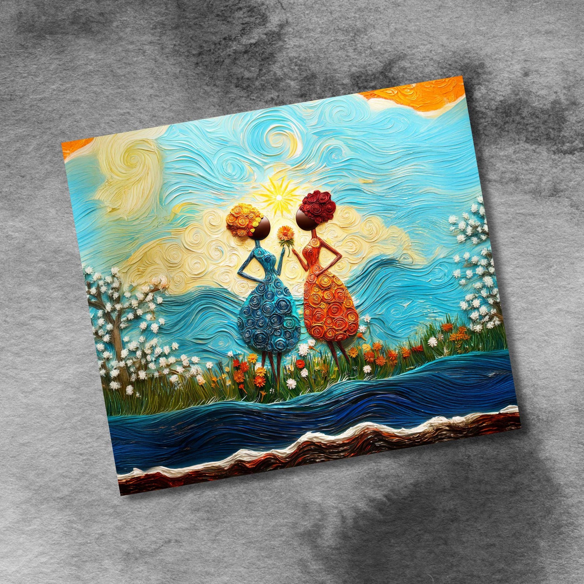 Best Friends Flower Garden 20oz Tumbler Png, Sister Love Seamless Sublimation Design Templates, PNG Digital Download