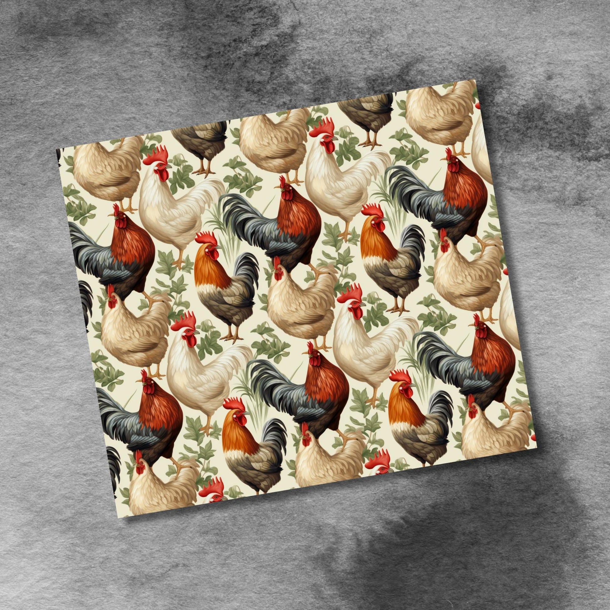 Chicken Farm Tumbler Wrap 20oz Skinny Tumbler Seamless Sublimation Design Templates,Chicken Lover Straight PNG Digital Download