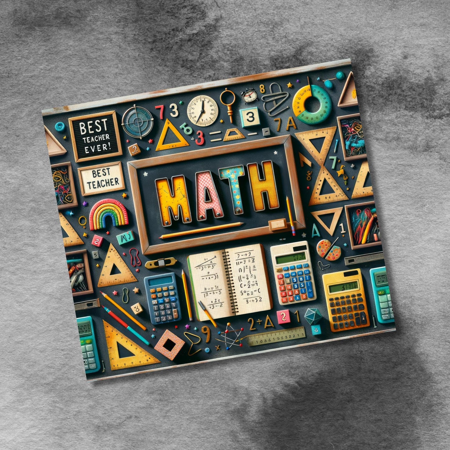 Teacher Life Tumbler Wrap, School Teaching Math 20 oz Skinny Tumbler Seamless Sublimation Design Digital Download PNG, Tumbler Wrap