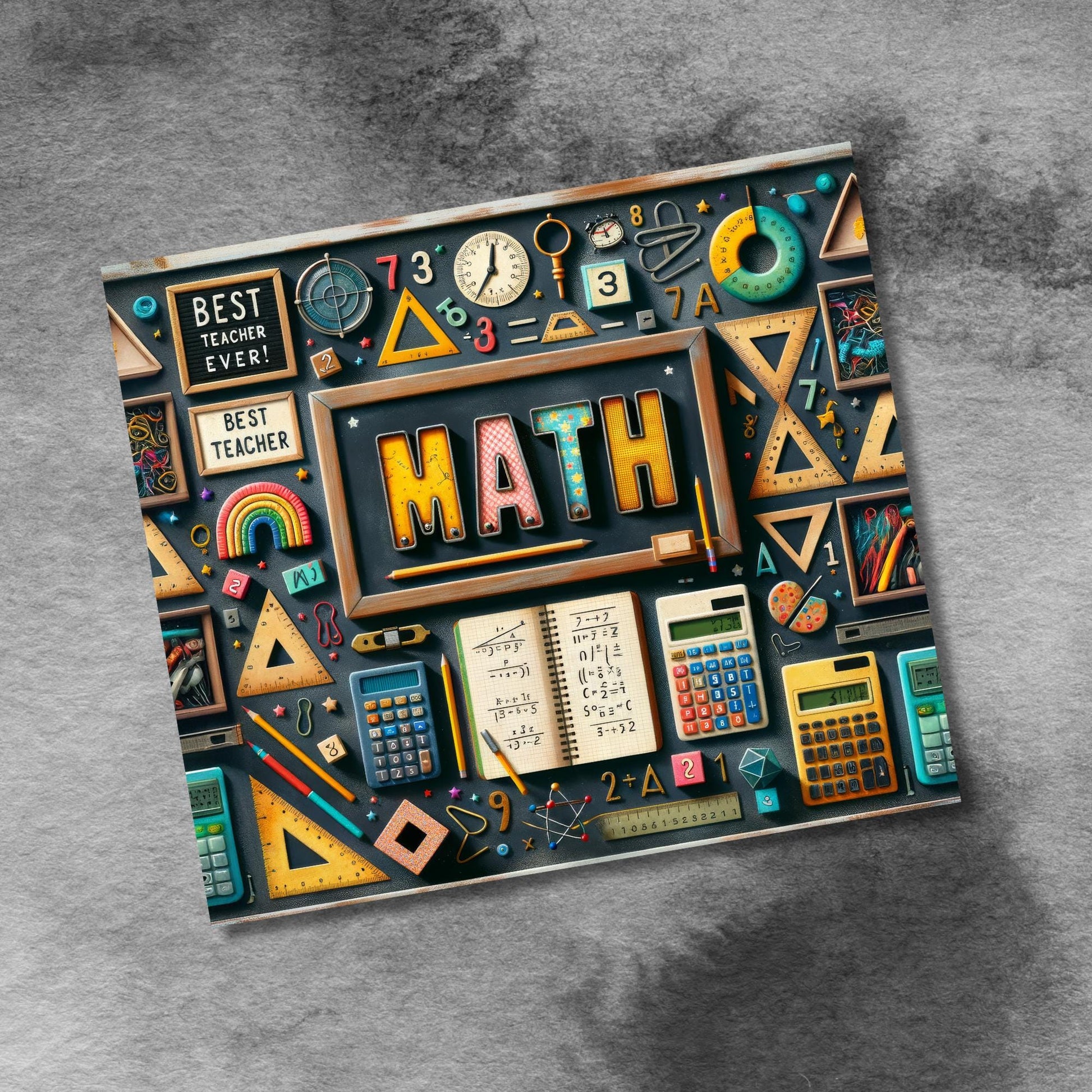 Teacher Life Tumbler Wrap, School Teaching Math 20 oz Skinny Tumbler Seamless Sublimation Design Digital Download PNG, Tumbler Wrap