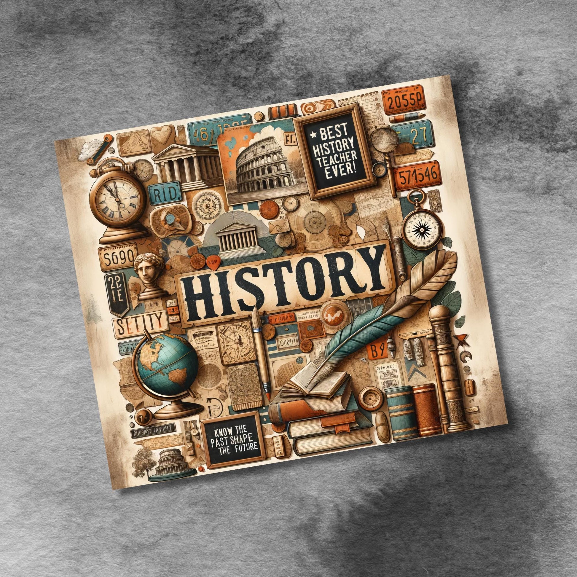 Teacher Life Tumbler Wrap, School Teaching History 20 oz Skinny Tumbler Seamless Sublimation Design Digital Download PNG, Tumbler Wrap