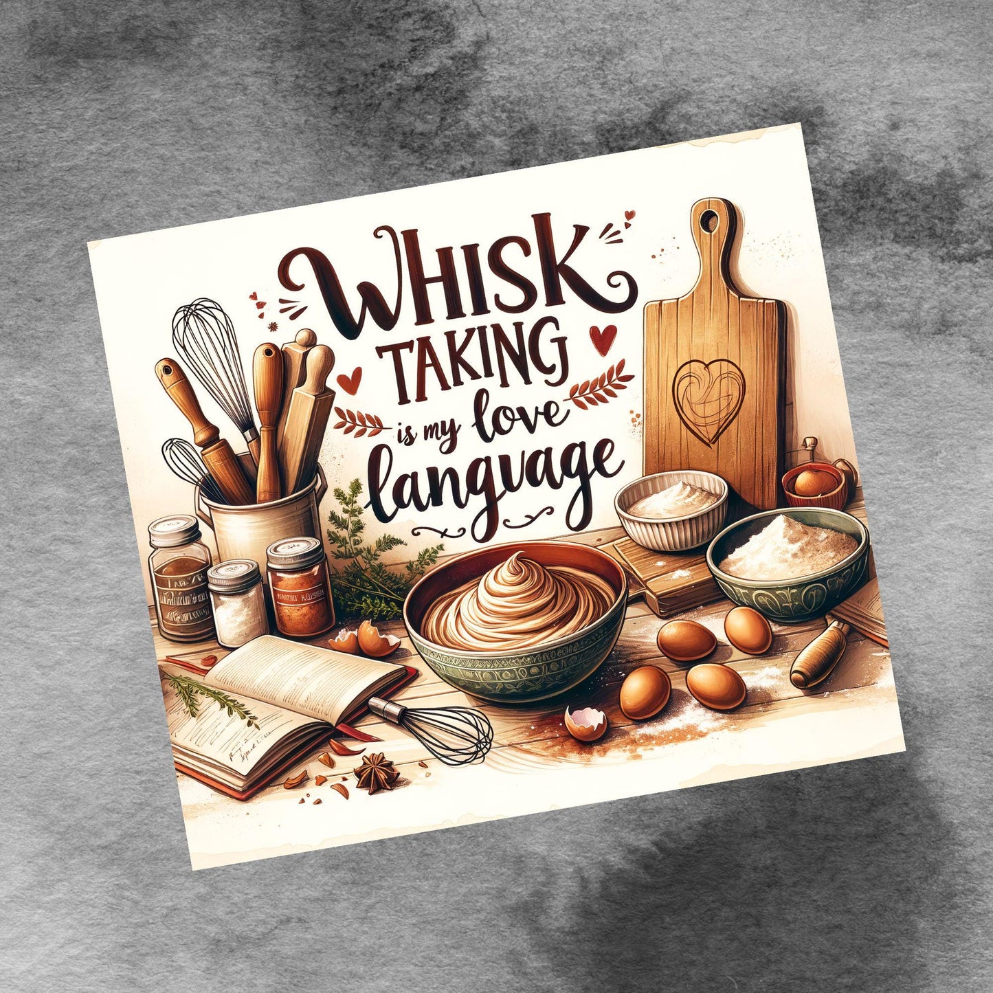 Funny Baking Saying 20oz Tumbler Wrap PNG, 20oz Skinny Sublimation, Funny Chef, Funny Kitchen Digital Download