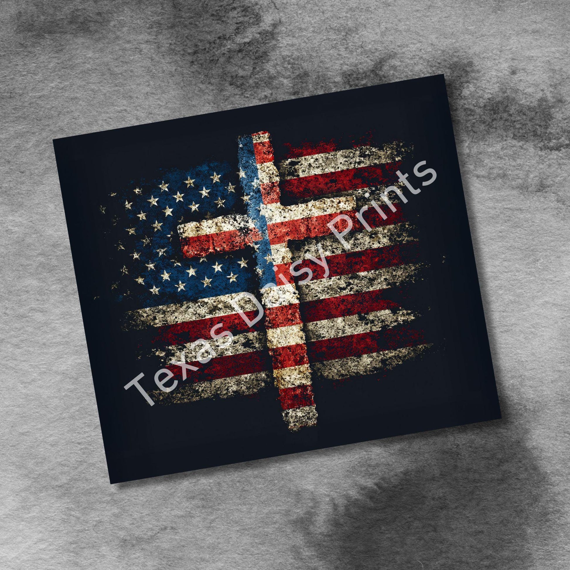 American Flag on Christina Cross 20oz Skinny Tumbler Wrap, Christian Faith 20 oz Sublimation Digital Design, Christian PNG Digital Download