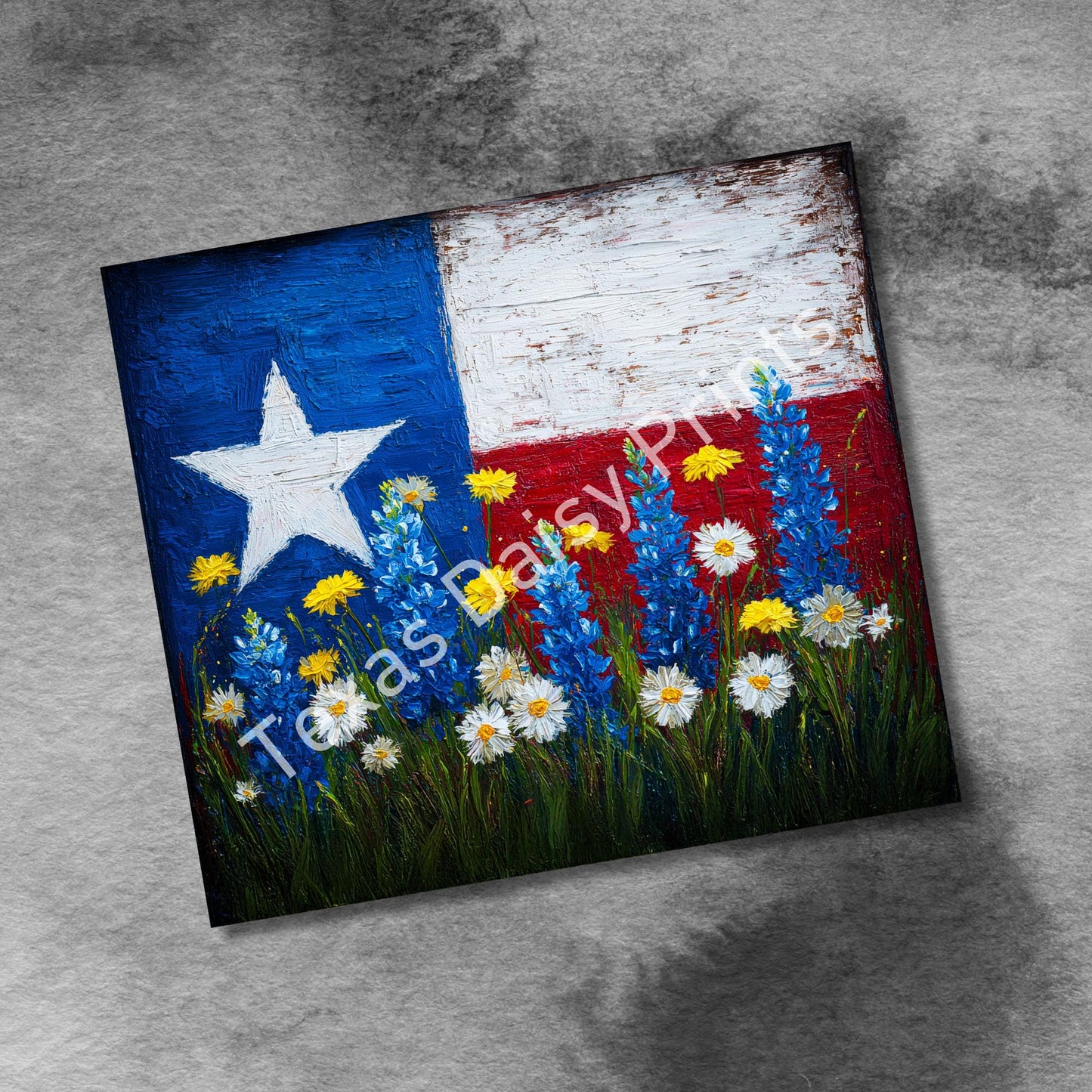 Texas State Flag 20oz Skinny Tumbler Seamless, Bluebonnet Flowers Rustic Texas Sublimation Templates, PNG Digital Download
