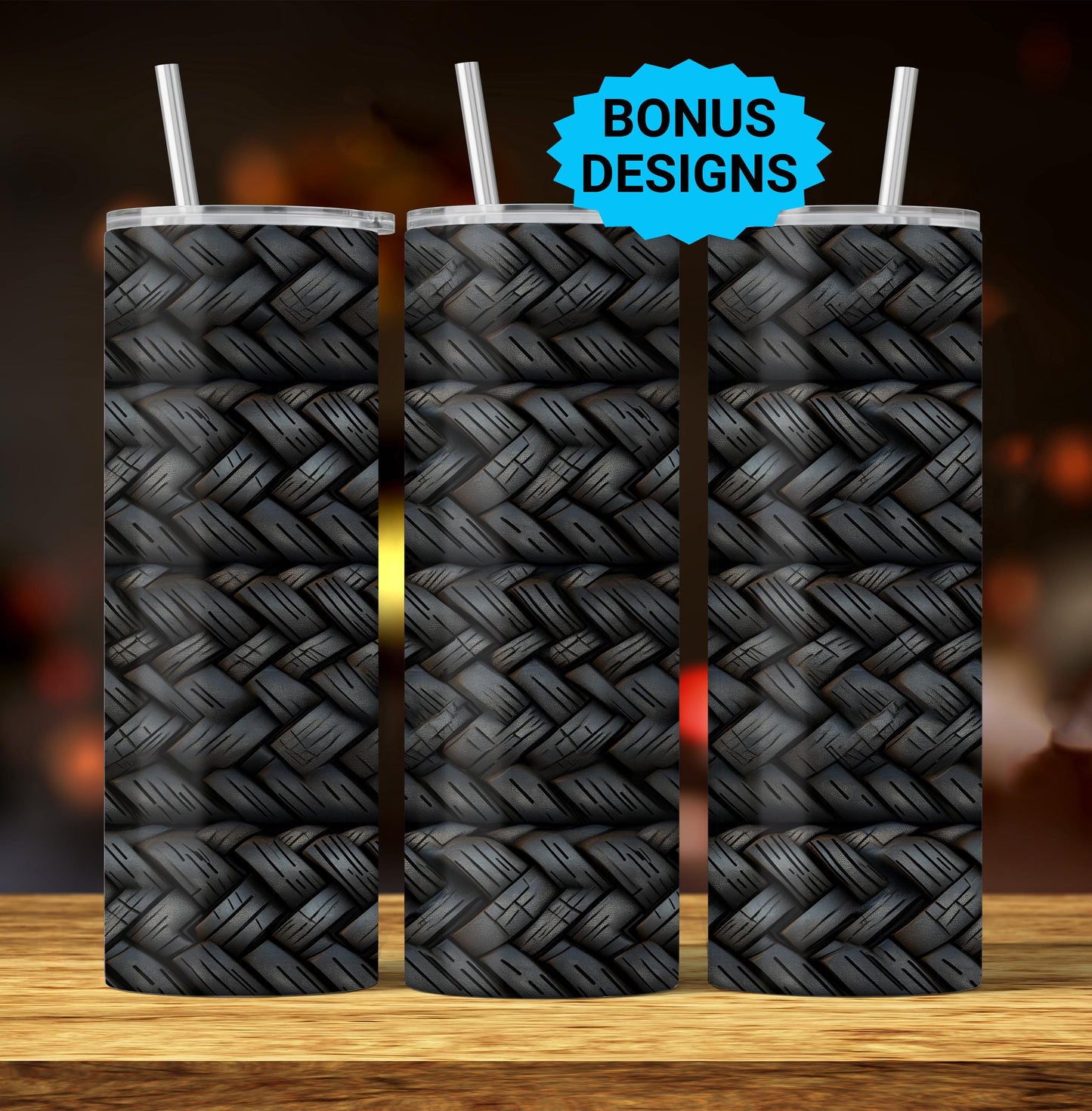 Tire Tread 20oz Skinny Tumbler, Off Road Tumbler Seamless Sublimation Design, Patchwork Straight PNG Digital Download