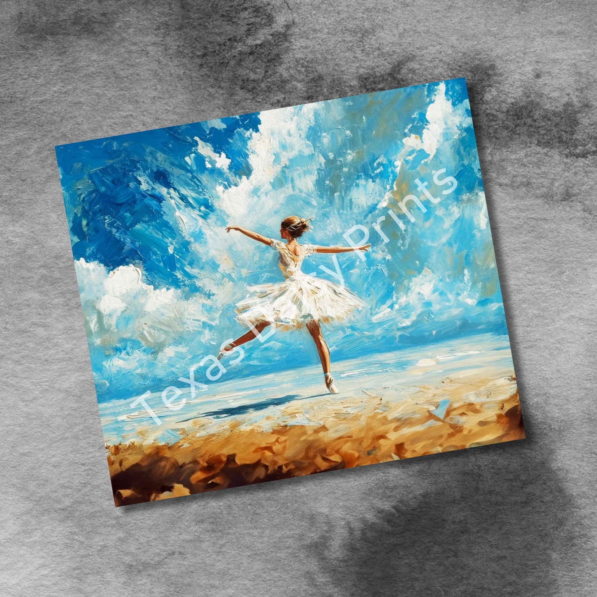 Dance Ballet Tumbler, 20oz Skinny Tumbler Wrap, Modern Dancing Girl Beach Seamless Sublimation Design Templates, Digital Download