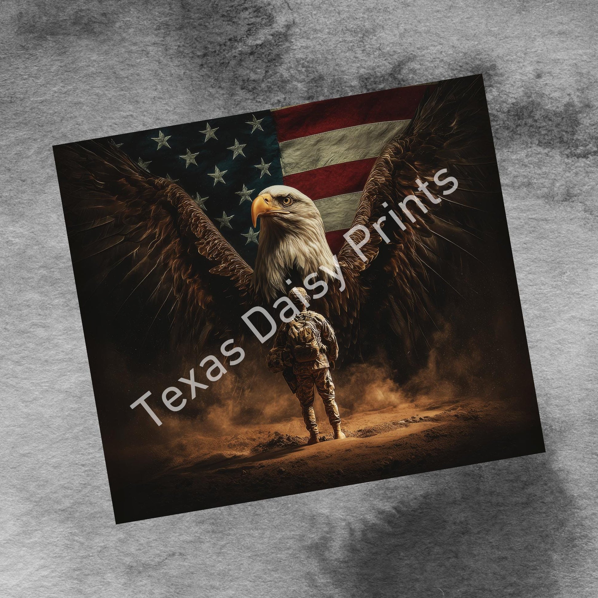 Military Patriotic 20oz Skinny Tumbler Wrap, American Eagle, Seamless 4th of July Sublimation Templates,PNG Digital Download