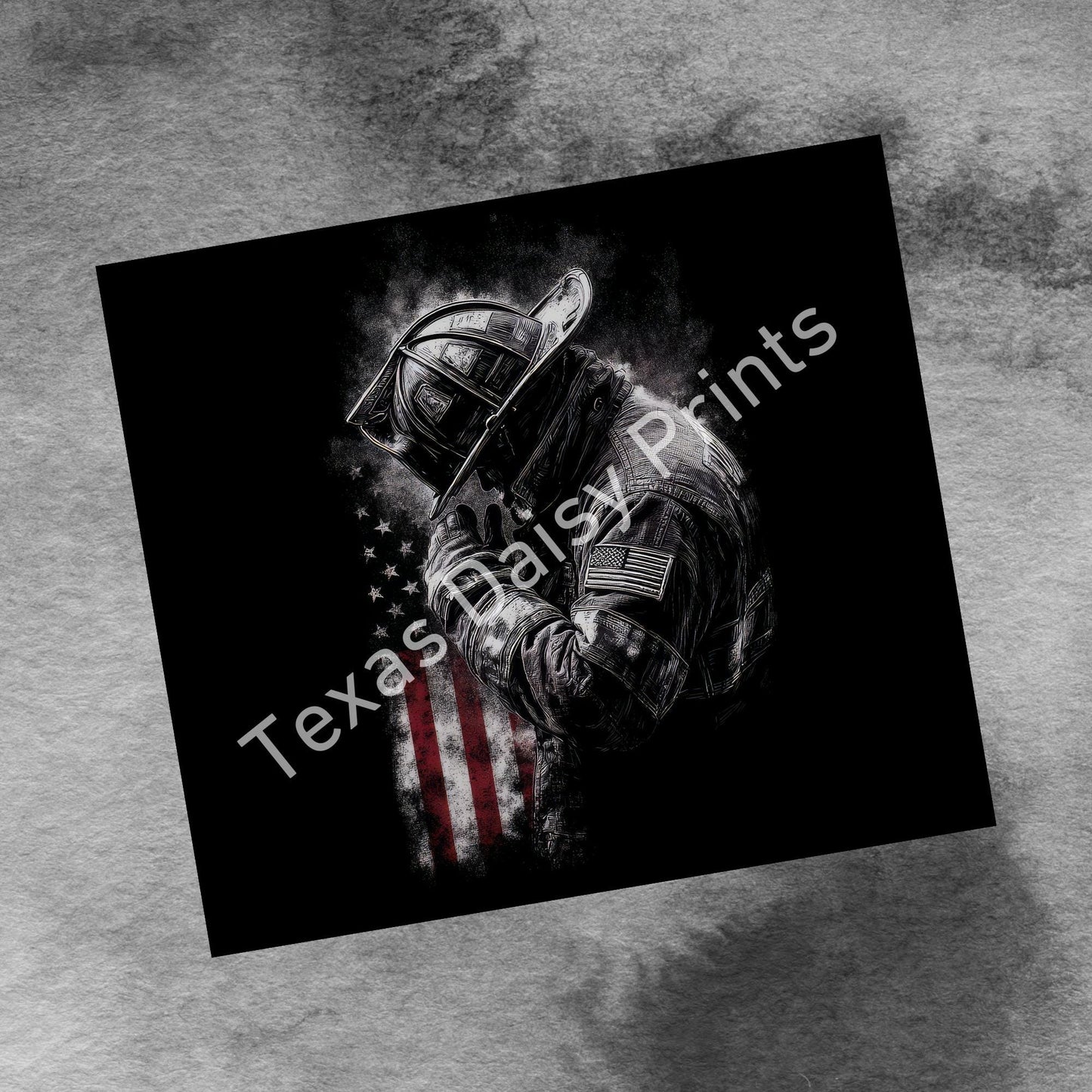 Firefighter Patriotic 20oz Skinny Tumbler Wrap, Fire Rescue Sublimation Templates,PNG Digital Download