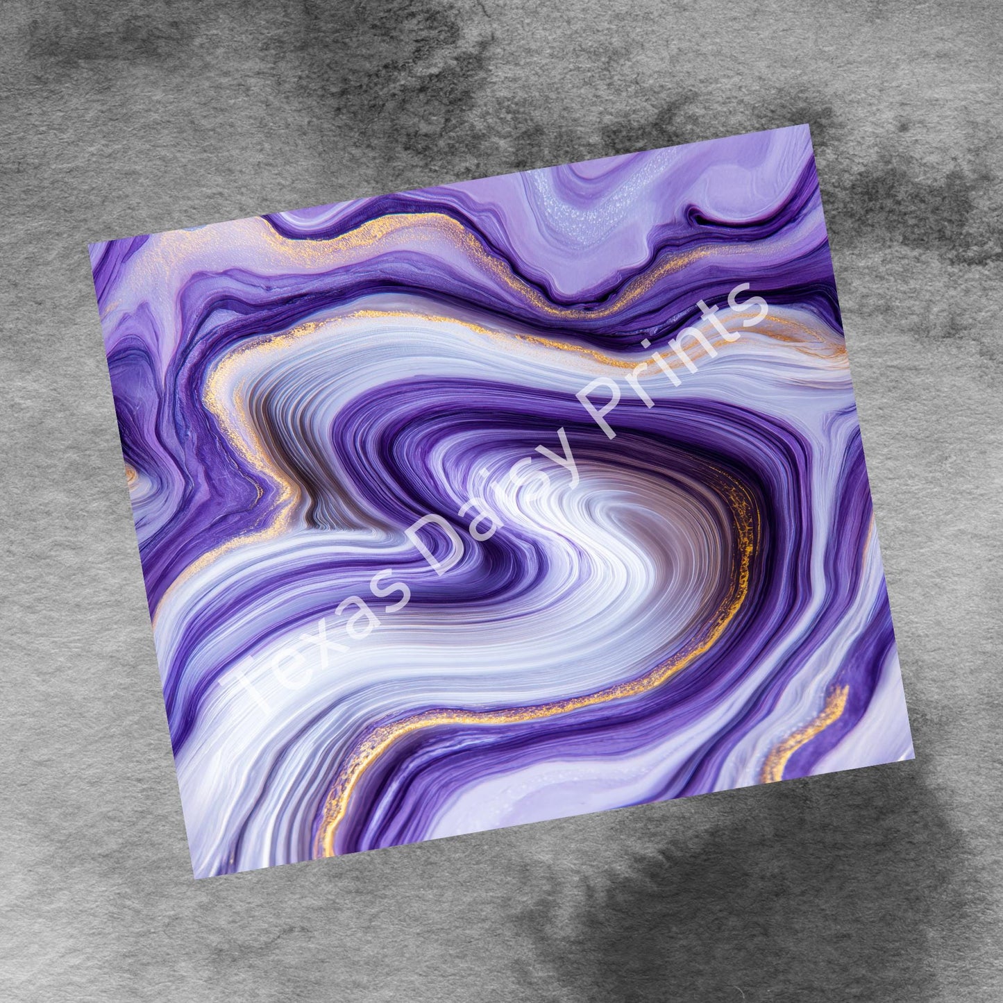 Marble 20oz Skinny Tumbler Wrap, Purple Gold Marble Seamless Sublimation Design Templates, Girly Tumbler PNG Digital Download