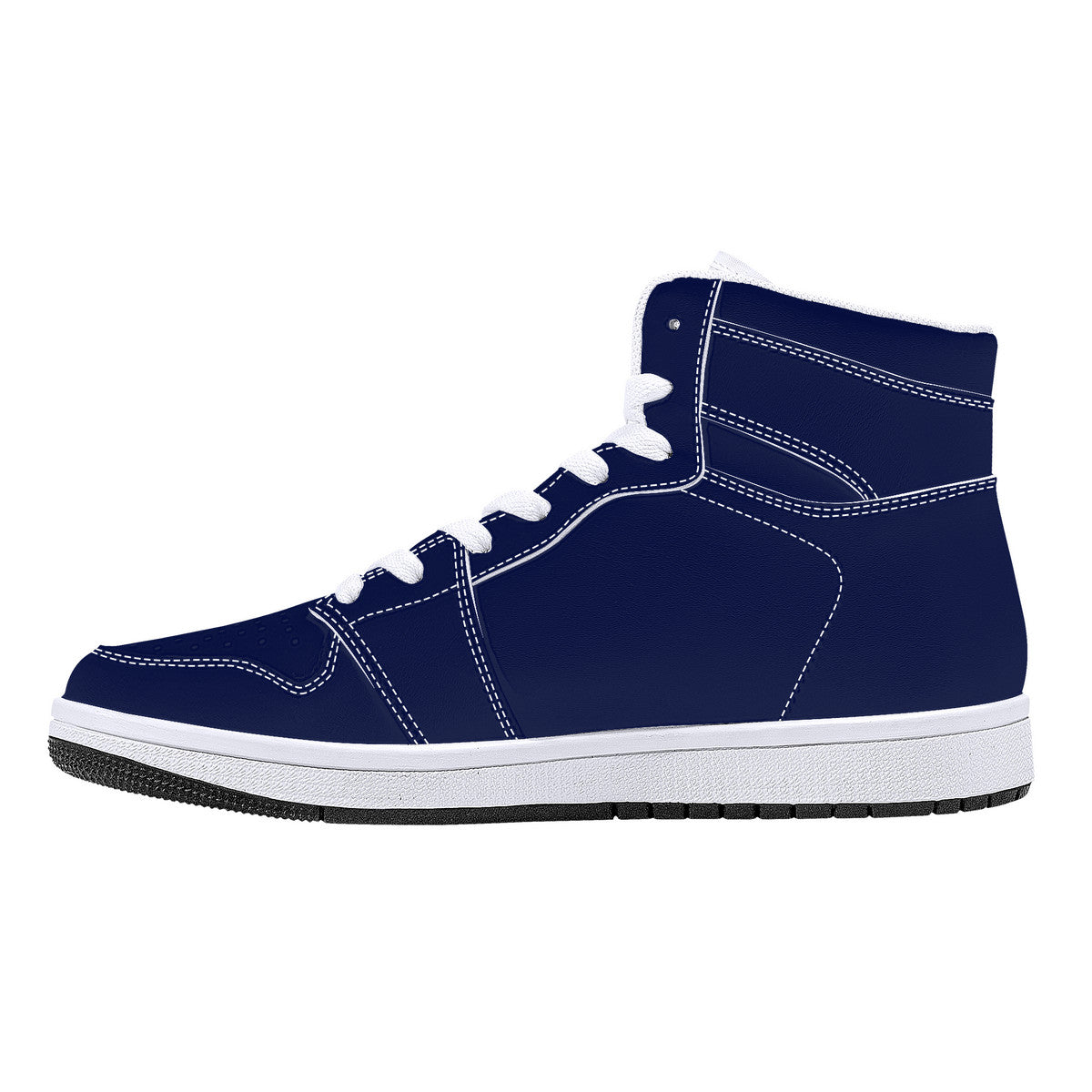 Real Broker Logo in Navy High-Performance Basketball Shoes