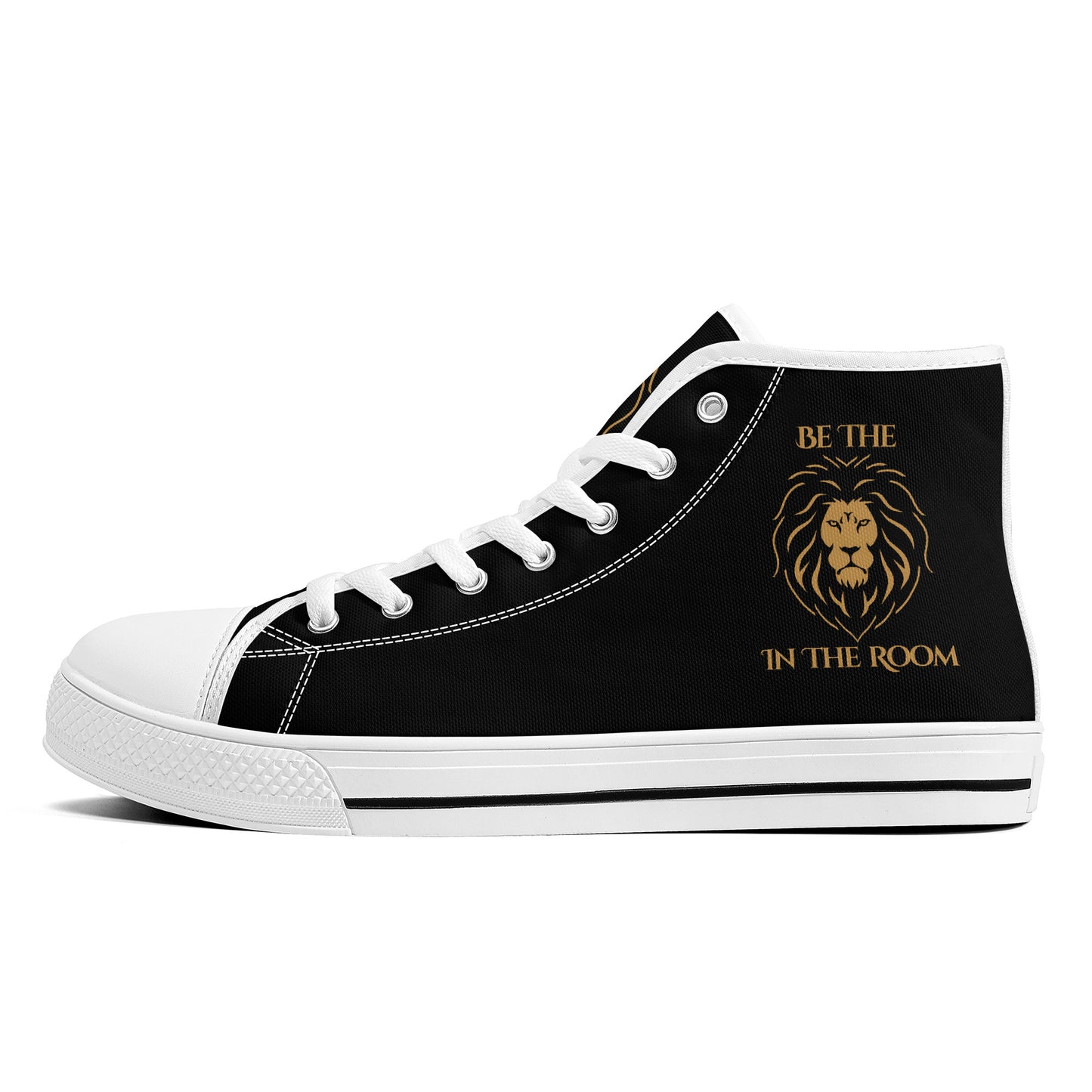 "Be The Lion In The Room" Converse Style High Tops