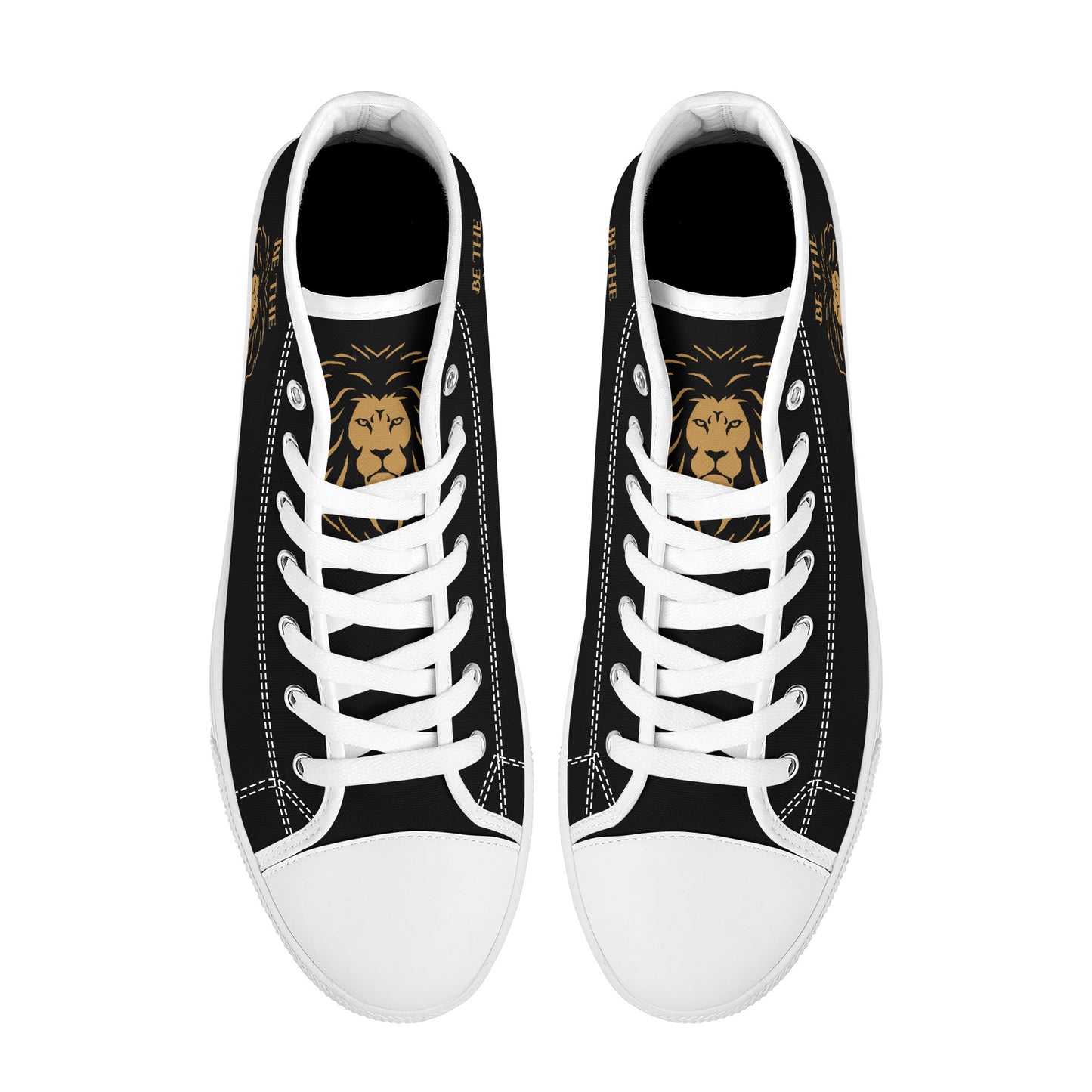 "Be The Lion In The Room" Converse Style High Tops