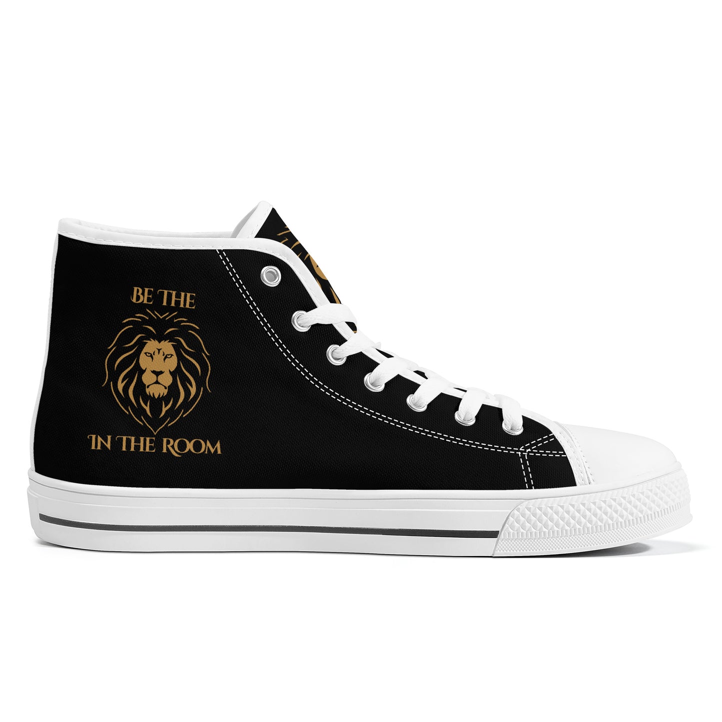 "Be The Lion In The Room" Converse Style High Tops