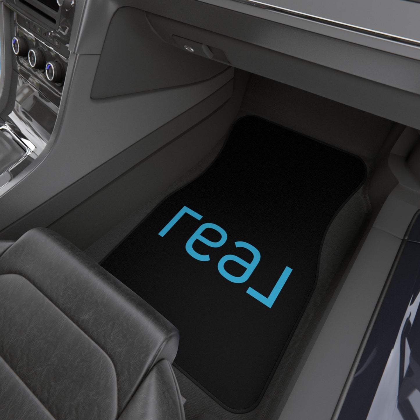 REAL Black Car Mats (2x Front)