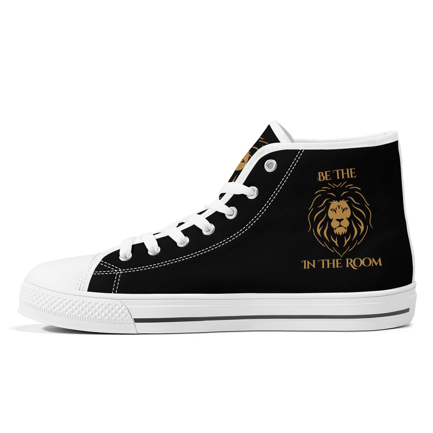 "Be The Lion In The Room" Converse Style High Tops