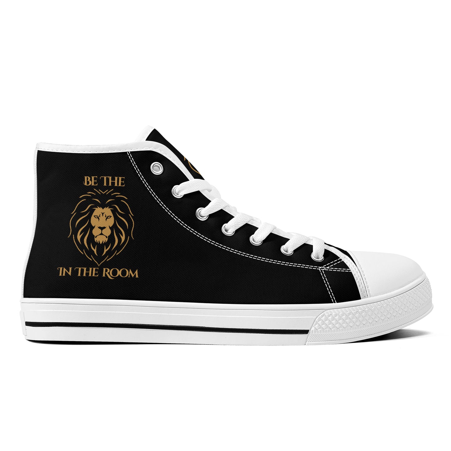 "Be The Lion In The Room" Converse Style High Tops